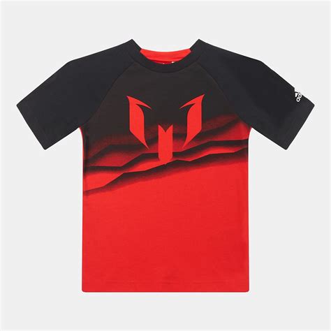 Shop Red adidas Kids’ Messi Graphic T-Shirt for Kids by adidas | SSS