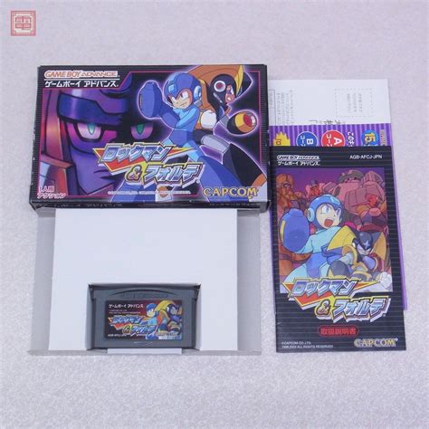 【傷や汚れあり】gba ゲームボーイアドバンス ロックマンandフォルテ カプコン Capcom 箱説ハガキ付【ppの落札情報詳細 ヤフオク