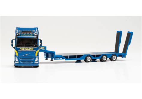 Herpa Volvo Fh Gl Goldhofer Allrounder Sattelzug Heermann Gescher