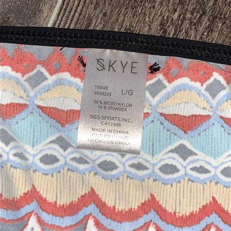 Skye Swimwear Swim Nwt Skye Tribal Print Bikini Set Large Poshmark