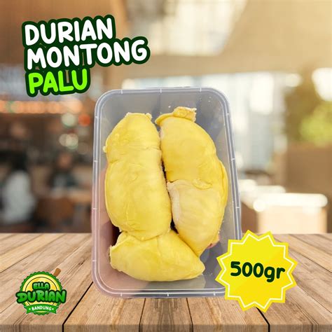 Jual Durian Montong Palu Parigi Kupas 500 Gr Premium Murah Shopee