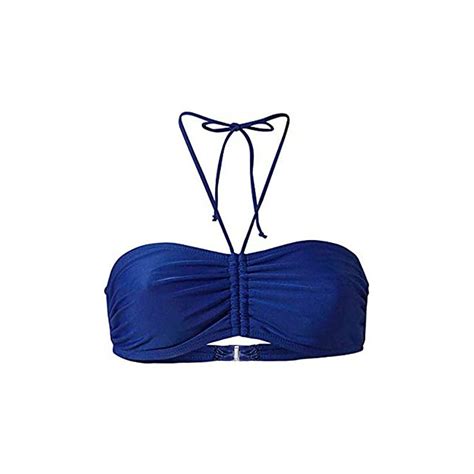 LIANGTUOHAI Women S Summer Mix Tinta Unita Bikini A Fascia Top