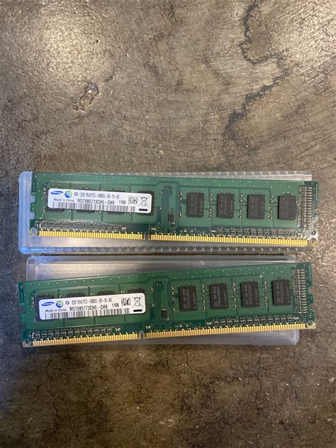 SAMSUNG 4GB (2x 2GB) 1Rx8 PC3-10600U Desktop Ram M378B5773CH0-CH9 | eBay