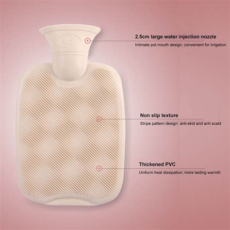 Ml Thickened Hot Water Bottle White