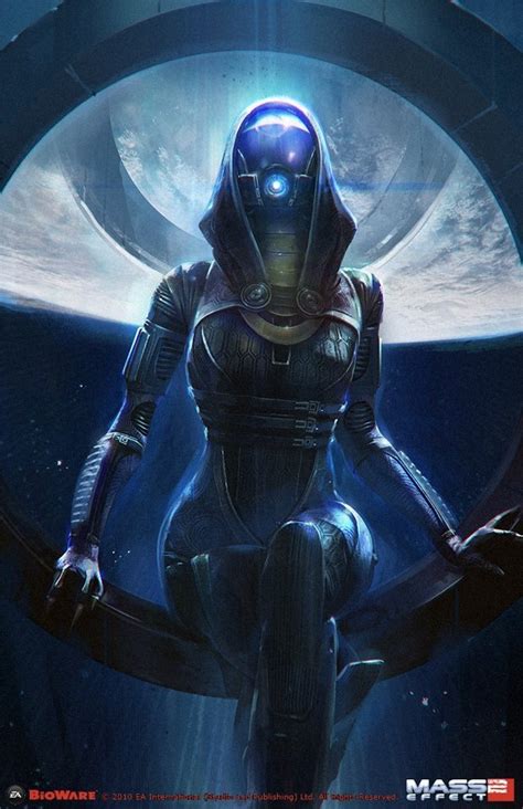 Тали`Зора - Концепт-арт Mass Effect 3