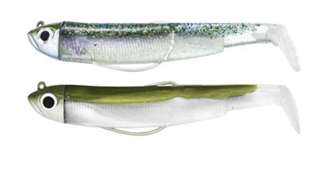 Fiiish Black Minnow Double Combo Shore 3g Kaki Ghost Minnow No1