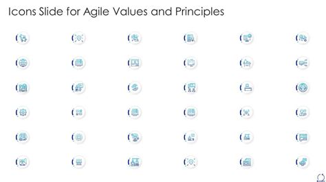 Icons Slide For Agile Values And Principles Ppt Powerpoint Presentation ...