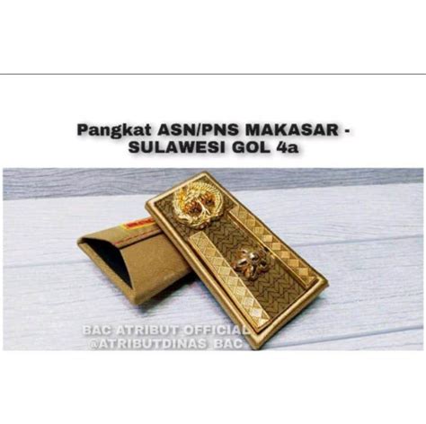 Pangkat PNS ASN Sulawesi Makasar Golongan 4a Exclusive Best Quality