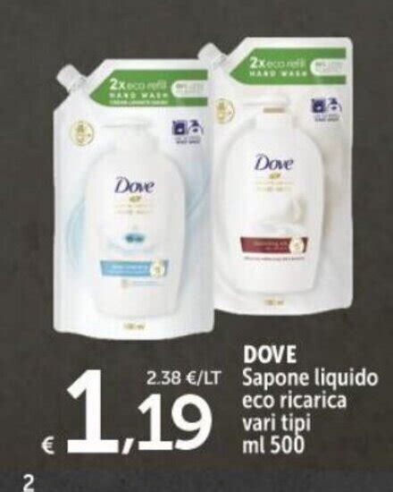 Dove Sapone Liquido Eco Ricarica 500 Ml Offerta Di Carrefour Sud Italia