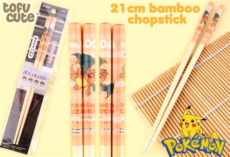 Buy Pokemon Classic Bamboo Chopsticks Charizard At Tofu Cute