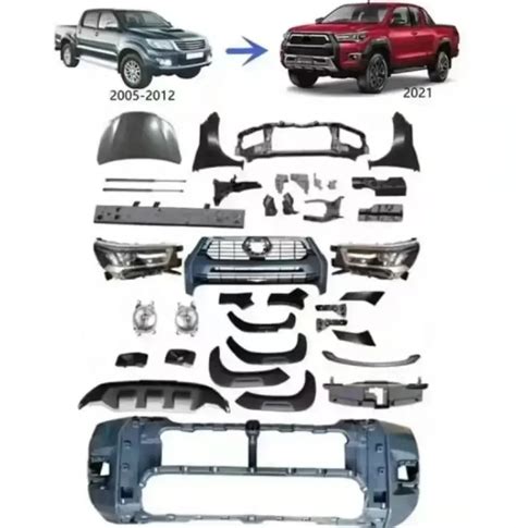 Hilux Car Facelift Body Kits For Toyota Vigo Rocco 2005 2015 To 2018