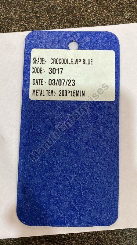 Vip Blue Crocodile Powder Coating For Industrial Use Speciality