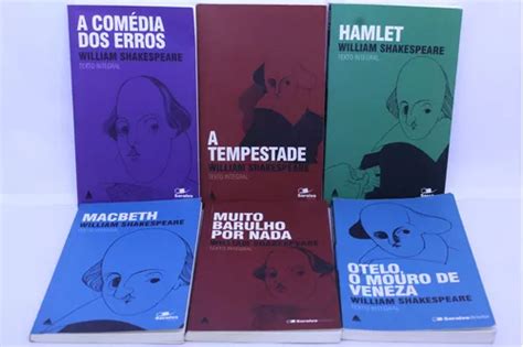 Coleção William Shakespeare Saraiva De Bolso 6 Livros Texto Integral A