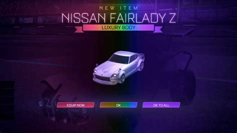 The New Nissan Fairlady Z Car Rocket League Season 15 Update Youtube