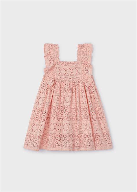 Vestito Uncinetto Bambina Nude Mayoral