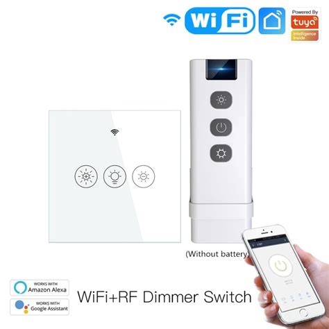 Joli variateur de lumière intelligent WiFi RF 2 voies 3 voies vie