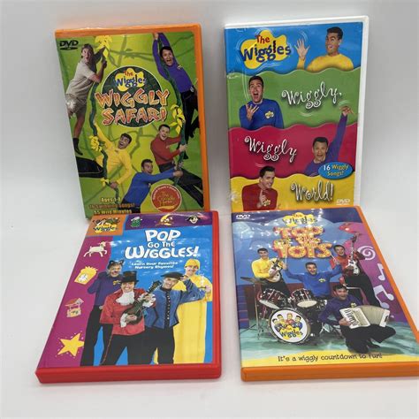 The Wiggles Lot Of 4 Dvds Wiggly Safari Top Grelly Usa