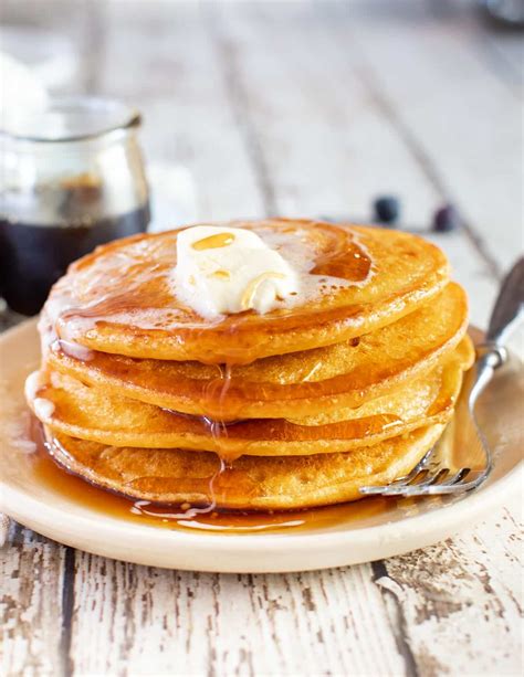 Corn Flour Pancakes A Virtual Vegan