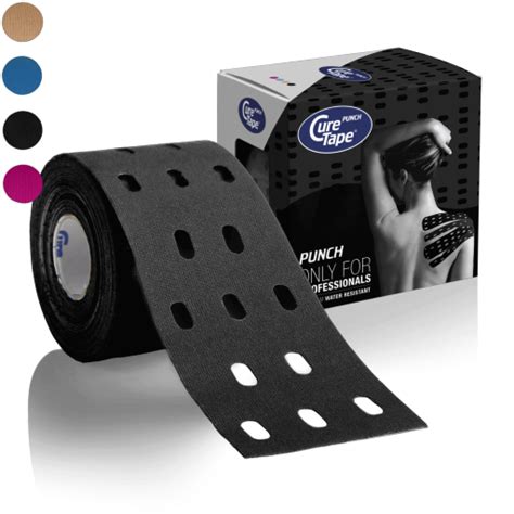 CureTape Punch Perforated Kinesiology Tape For Lymphatic Drainage