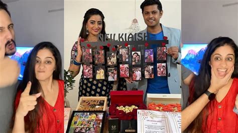 Aishwarya Sharma Neil Bhatt Receive Gifts For Fans Ayesha Singh Doing