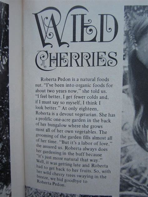 Gent Dec Yo Roberta Pedon Early Pin Up Pic Hot Natural D Magazine Men