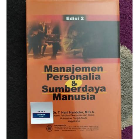 Jual Manajemen Personalia Sumberdaya Manusia Edisi Shopee Indonesia