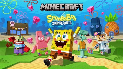 Kita Bantu Warga Bikini Bottom Minecraft Spongebob Squarepants Dlc Minecraft Videos