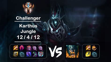 KR Challenger Replays Jungle Karthus Vs Olaf Ep 2154 YouTube