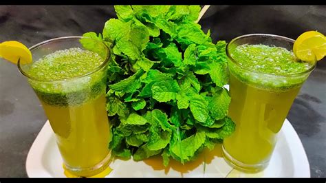 Homemade Mint Margarita Famous Recipe Iftar Special Drink Pudina Juice Enrgy Drink By Hmf