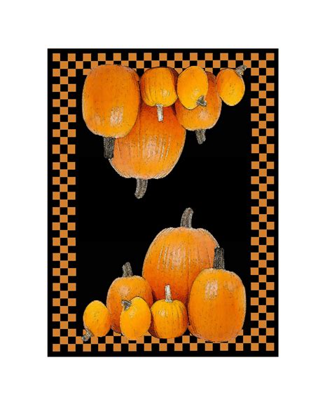 Pumpkin Kitchen Towel X Inches Flour Sack Material Alphie Ollie