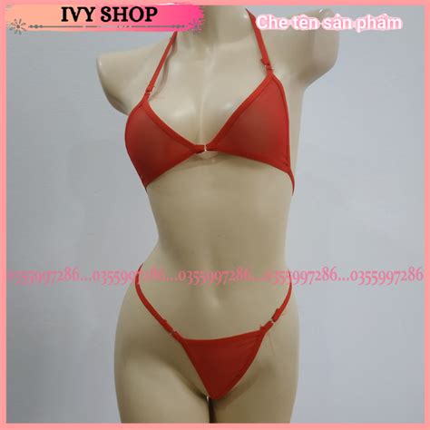 SET BIKINI SEXY LỌT KHE GỢI CẢM XẢ KHO BỘ ĐỒ LÓT THUN CO GIÃN HỞ TÁO BẠO SIÊU GỢI CẢM Bi
