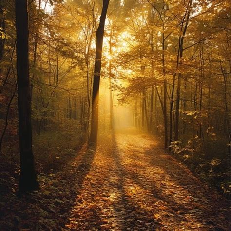 Free Sunrise Forest Path Image Download At Stockcake