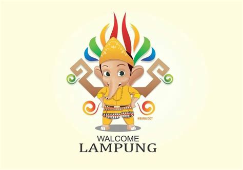 Logo Pariwisata Lampung Desain Maskot Lampung Logo Lampung Grafis