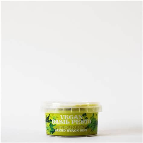 Naked Byron Dips Vegan Basil Pesto G All About Organics Online