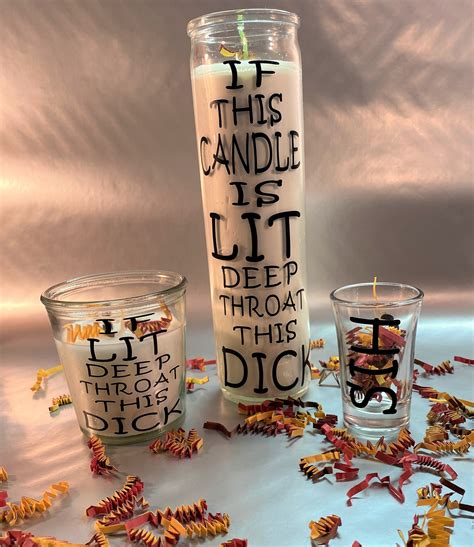 Naughty Sex Candles Dirty Kinky Candle Gift Set Funny Candle Shot Glasses Naughty Shot Glasses