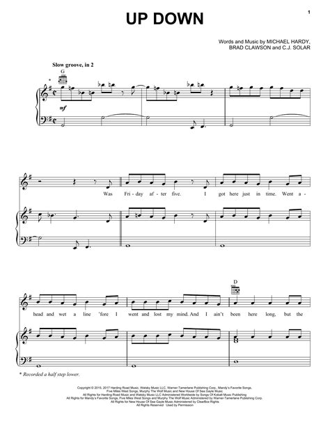 Morgan Wallen Up Down (feat. Florida Georgia Line) Sheet Music Notes ...