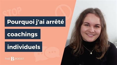 Pourquoi Jai Arrêté Les Coachings Individuels Jpjb 79 Youtube