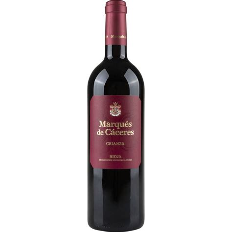 Espagne Marqués de Cáceres Rioja Crianza 75cl Carrefour Site