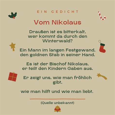 Mit Gedichten und einem Fingerspiel auf den Nikolaus warten