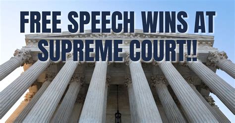 Press Release Free Speech Wins At Supreme Court Texas Values