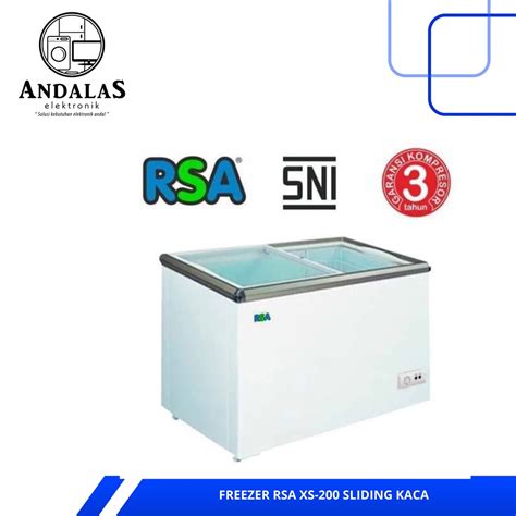 Jual Rsa Xs Chest Freezer Box Sliding L Lemari Pembeku By Gea