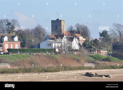 West Mersea Village On Mersea Island Blackwater Estuary Essex