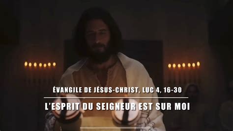 Évangile de Jésus Christ commentaire Luc 4 16 30 LEsprit du