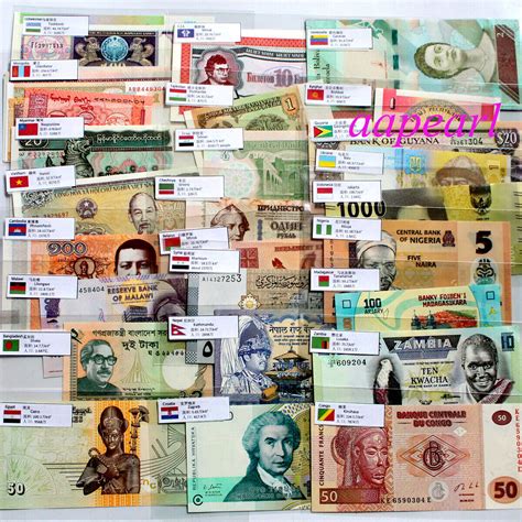 Paper Money From Around The World