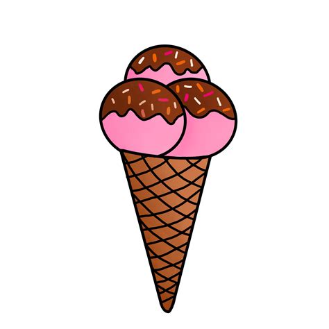 How To Draw Ice Cream Really Easy Drawing Tutorial Dr