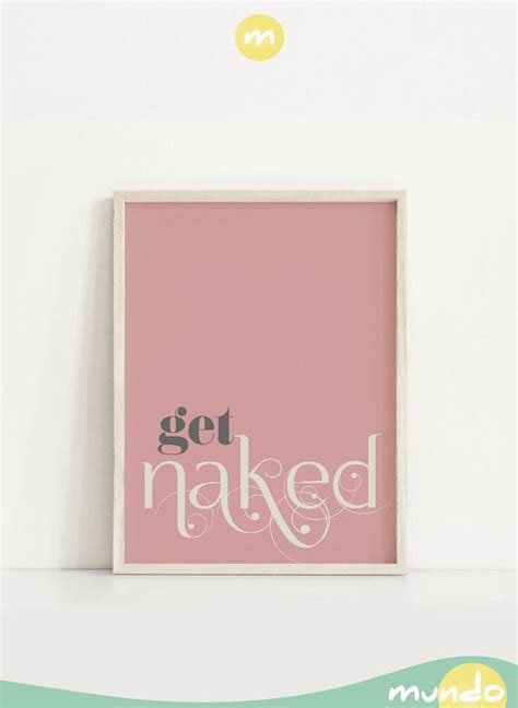 Get Naked Wall Decor Bathroom Rules Funny Bathroom Art Print Etsy