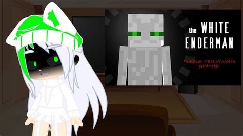 Horror Mob Talker React To White Enderman Sighting Minecraft