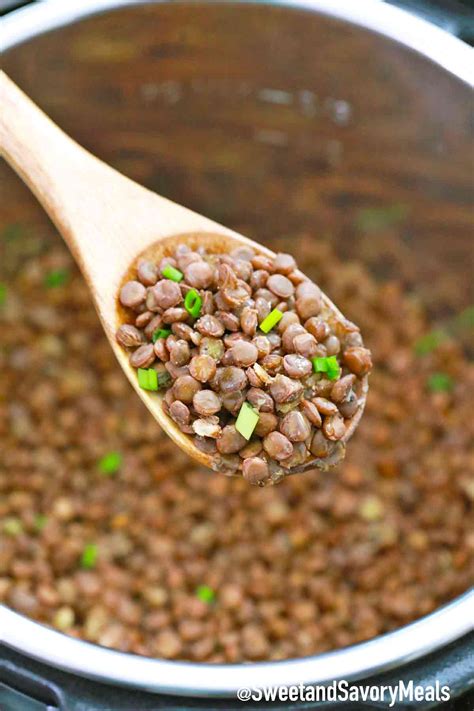 Easy Instant Pot Lentils Recipe Sandsm