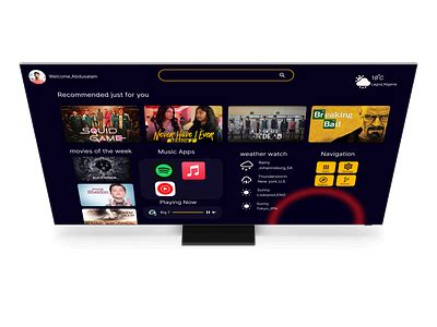 Tv App UI designs, themes, templates and downloadable graphic elements ...