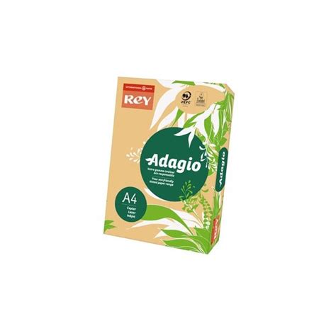 Papel Fotocópia Adagio Cd97 A4 80gr Canela 1x500fls Royalwork